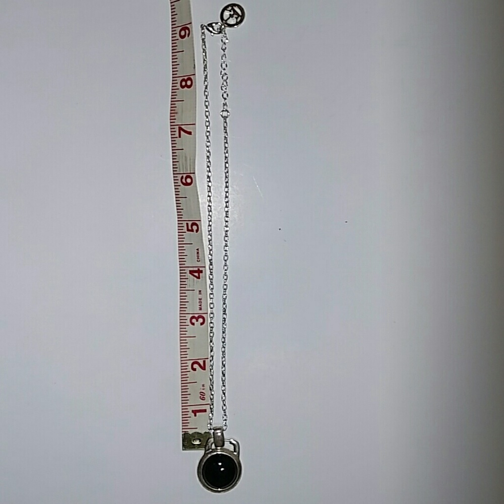 Trifari necklace black pendent - Picture 4 of 4